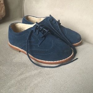 Janie and Jack Suede Navy Blue shoes